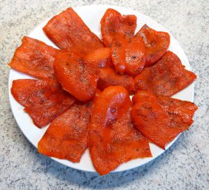gehäuteter Paprika