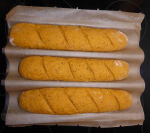 Baguette nach dem Gehen