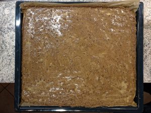 Ingwer-Schnitten vor dem Backen