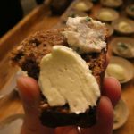 Butter und Buchweizenaufstrich