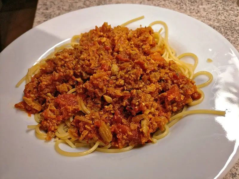 Spaghetti Bolognese mit "Minced" Amidori