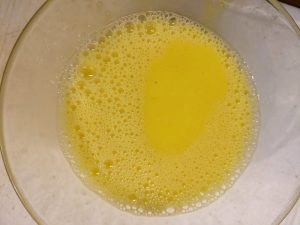 Eier verquirlen