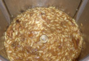 Risotto ruhen lassen
