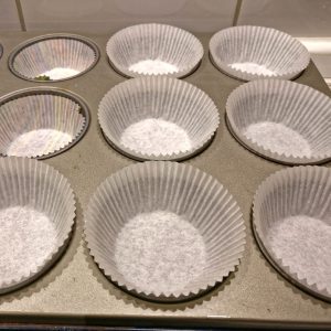 Muffin-Formen vorbereiten