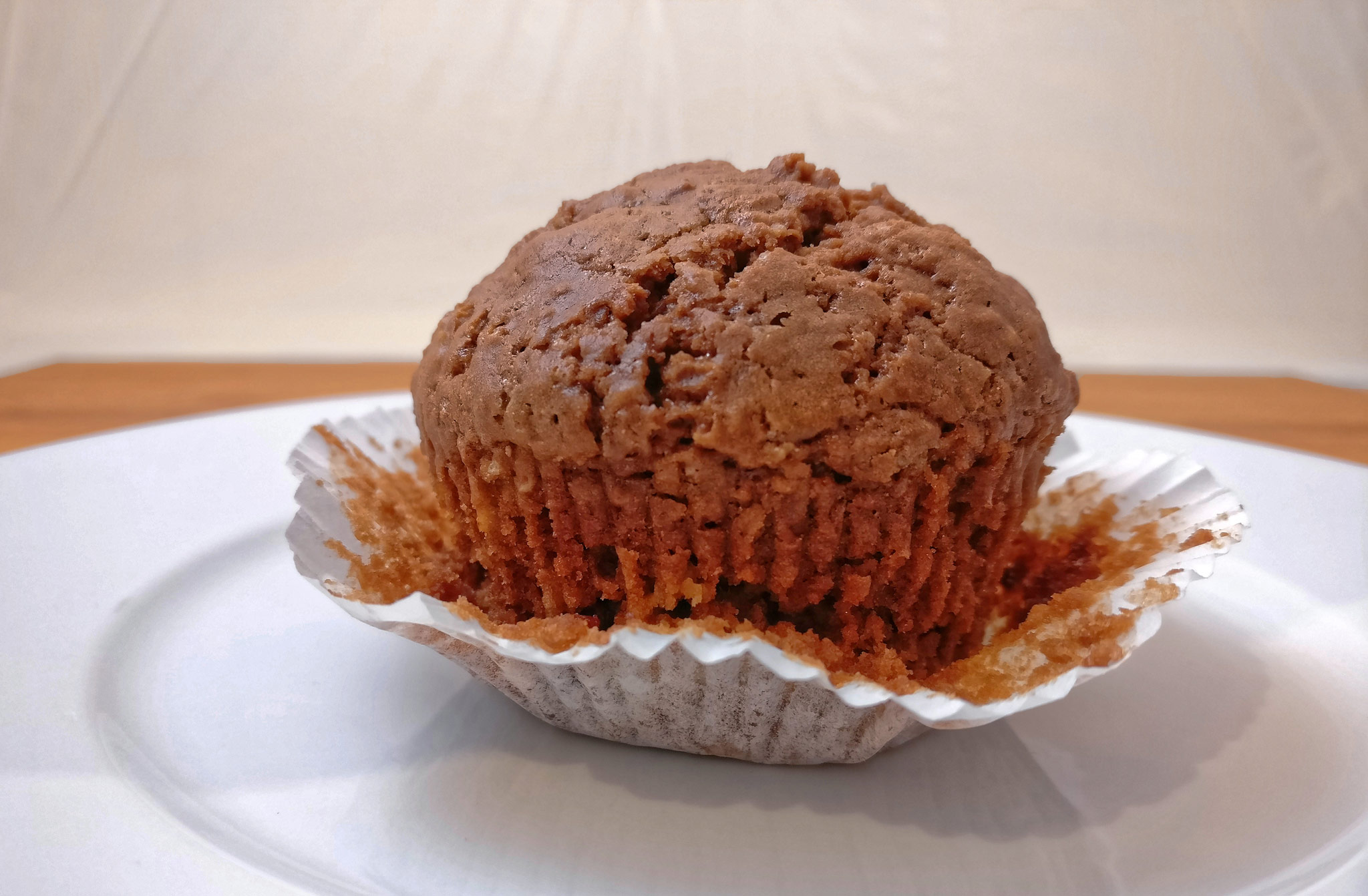 Schokoladen-Walnuss-Muffin mit belgischer Schokolade