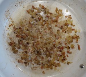 Guanciale anbraten