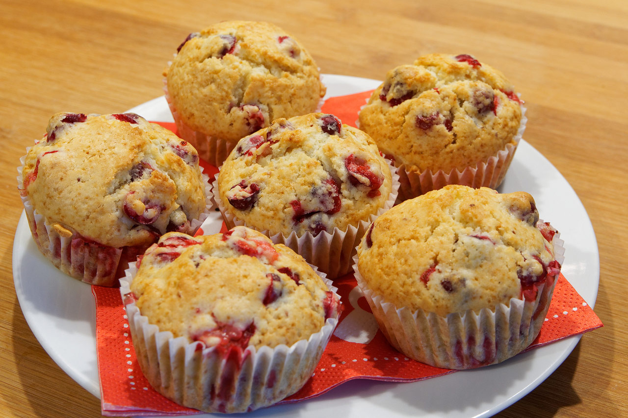 Muffins mit frischen Cranberries – Cook &amp; Taste