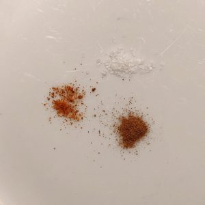 Salz, Chili, Zimt